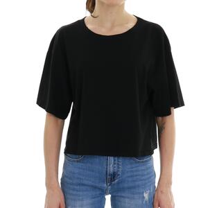 T-SHIRT CROP NERO